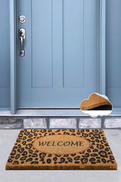 Conceptum Felpudo Welcome - Leopard Multicolor